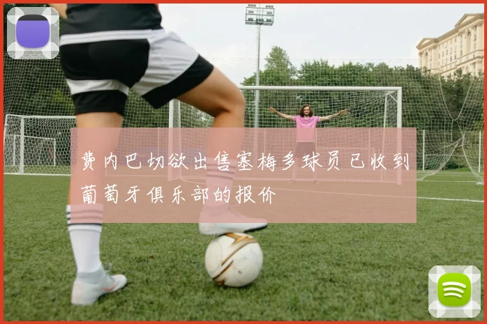 费内巴切欲出售塞梅多球员已收到葡萄牙俱乐部的报价